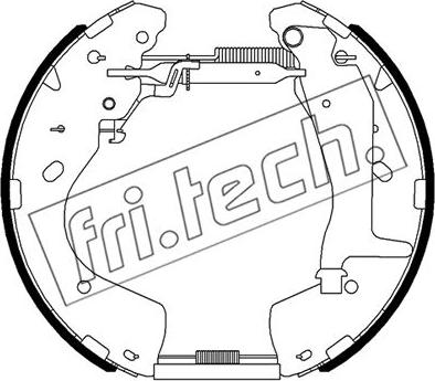 Fri.Tech. 16522 - Komplet kočnica, bubanj kočnice www.molydon.hr