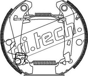 Fri.Tech. 16015 - Komplet kočnica, bubanj kočnice www.molydon.hr