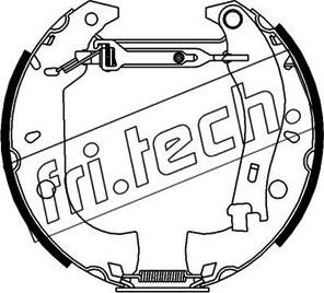 Fri.Tech. 16076 - Komplet kočnica, bubanj kočnice www.molydon.hr