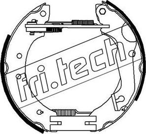 Fri.Tech. 16103 - Komplet kočnica, bubanj kočnice www.molydon.hr