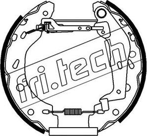 Fri.Tech. 16185 - Komplet kočnica, bubanj kočnice www.molydon.hr