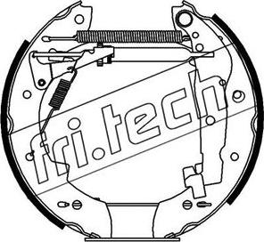 Fri.Tech. 16125 - Komplet kočnica, bubanj kočnice www.molydon.hr