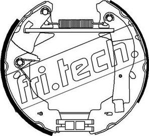 Fri.Tech. 16348 - Komplet kočnica, bubanj kočnice www.molydon.hr