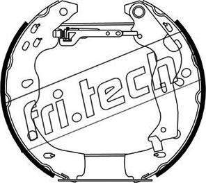 Fri.Tech. 16301 - Komplet kočnica, bubanj kočnice www.molydon.hr