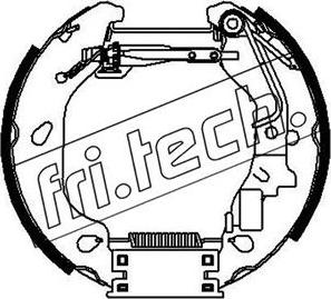 Fri.Tech. 16384 - Komplet kočnica, bubanj kočnice www.molydon.hr