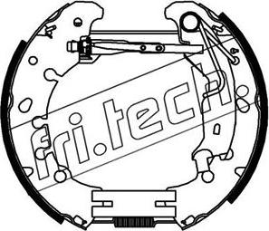 Fri.Tech. 16381 - Komplet kočnica, bubanj kočnice www.molydon.hr