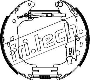 Fri.Tech. 16387 - Komplet kočnica, bubanj kočnice www.molydon.hr