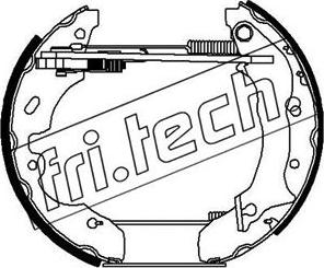 Fri.Tech. 16261 - Komplet kočnica, bubanj kočnice www.molydon.hr