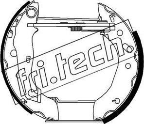 Fri.Tech. 16267 - Komplet kočnica, bubanj kočnice www.molydon.hr