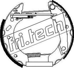 Fri.Tech. 16287 - Komplet kočnica, bubanj kočnice www.molydon.hr