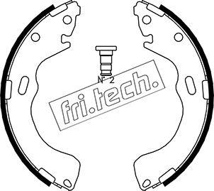 Fri.Tech. 1049.150 - Komplet kočnica, bubanj kočnice www.molydon.hr