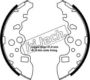 Fri.Tech. 1049.157 - Komplet kočnica, bubanj kočnice www.molydon.hr