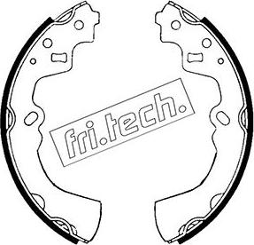 Fri.Tech. 1049.121 - Komplet kočnica, bubanj kočnice www.molydon.hr