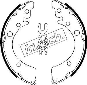 Fri.Tech. 1044.006 - Komplet kočnica, bubanj kočnice www.molydon.hr