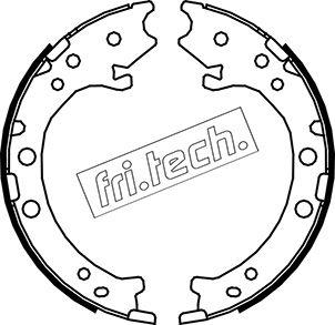 Fri.Tech. 1044.026 - Komplet kočionih obloga, rucna kočnica www.molydon.hr