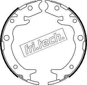 Fri.Tech. 1044.023 - Komplet kočionih obloga, rucna kočnica www.molydon.hr