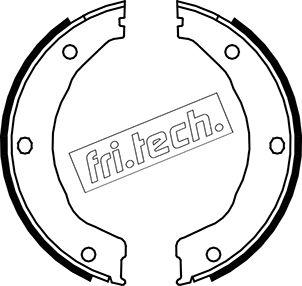 Fri.Tech. 1040.158 - Komplet kočionih obloga, rucna kočnica www.molydon.hr