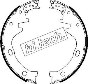 Fri.Tech. 1067.164 - Komplet kočnica, bubanj kočnice www.molydon.hr