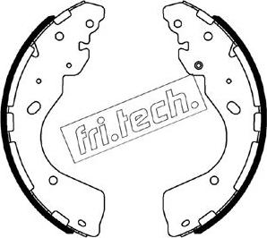 Fri.Tech. 1067.203 - Komplet kočnica, bubanj kočnice www.molydon.hr