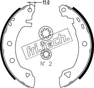 Fri.Tech. 1004.008 - Komplet kočnica, bubanj kočnice www.molydon.hr