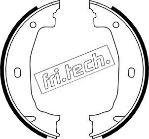 Fri.Tech. 1019.028 - Komplet kočionih obloga, rucna kočnica www.molydon.hr