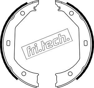 Fri.Tech. 1019.027 - Komplet kočionih obloga, rucna kočnica www.molydon.hr