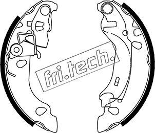 Fri.Tech. 1034.107 - Komplet kočnica, bubanj kočnice www.molydon.hr