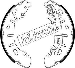 Fri.Tech. 1034.124 - Komplet kočnica, bubanj kočnice www.molydon.hr