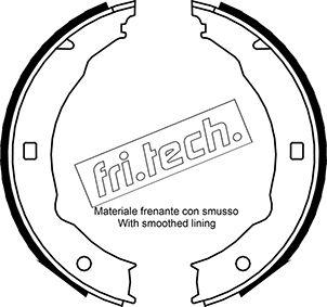 Fri.Tech. 1079.193 - Komplet kočionih obloga, rucna kočnica www.molydon.hr