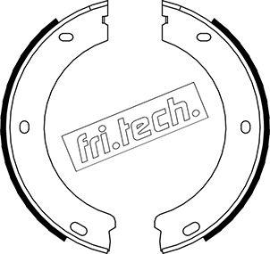 Fri.Tech. 1079.188 - Komplet kočionih obloga, rucna kočnica www.molydon.hr