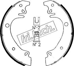 Fri.Tech. 1079.178 - Komplet kočnica, bubanj kočnice www.molydon.hr