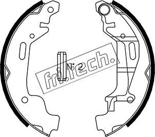 Fri.Tech. 1073.172 - Komplet kočnica, bubanj kočnice www.molydon.hr