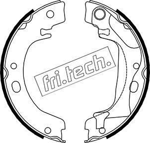 Fri.Tech. 1115.318 - Komplet kočionih obloga, rucna kočnica www.molydon.hr