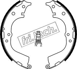 Fri.Tech. 1115.298 - Komplet kočnica, bubanj kočnice www.molydon.hr