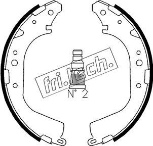 Fri.Tech. 1115.268 - Komplet kočnica, bubanj kočnice www.molydon.hr