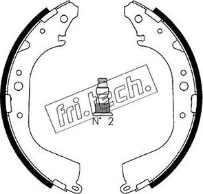 Fri.Tech. 1115.288 - Komplet kočnica, bubanj kočnice www.molydon.hr