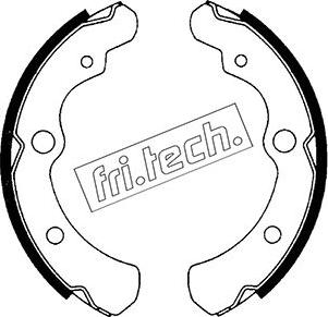 Fri.Tech. 1110.328 - Komplet kočnica, bubanj kočnice www.molydon.hr