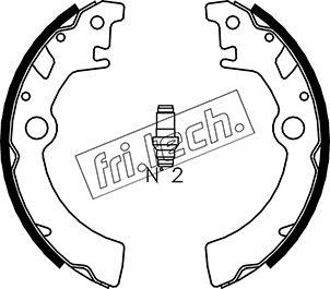 Fri.Tech. 1111.242 - Komplet kočnica, bubanj kočnice www.molydon.hr