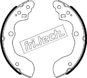 Fri.Tech. 1111.257 - Komplet kočnica, bubanj kočnice www.molydon.hr