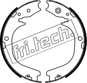 Fri.Tech. 1253.754 - Komplet kočionih obloga, rucna kočnica www.molydon.hr