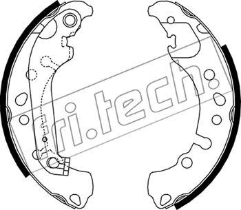 Fri.Tech. 1253.721 - Komplet kočnica, bubanj kočnice www.molydon.hr