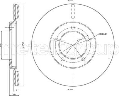 Fri.Tech. BD0935 - Kočioni disk www.molydon.hr