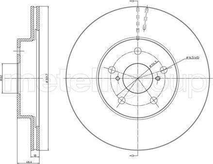 Fri.Tech. BD0409 - Kočioni disk www.molydon.hr