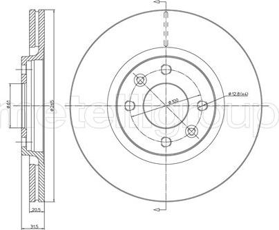 Fri.Tech. BD0489 - Kočioni disk www.molydon.hr