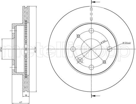 Fri.Tech. BD0482 - Kočioni disk www.molydon.hr