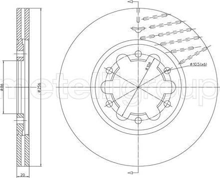 Fri.Tech. BD0434 - Kočioni disk www.molydon.hr