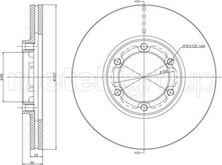 Fri.Tech. BD0421 - Kočioni disk www.molydon.hr