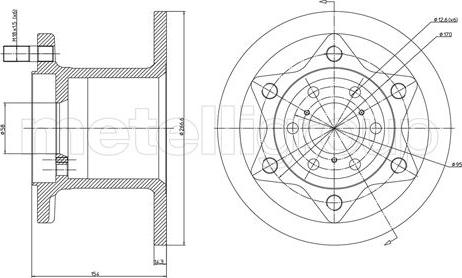 Fri.Tech. BD0591 - Kočioni disk www.molydon.hr