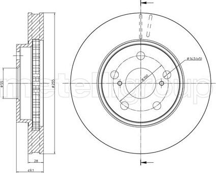 Fri.Tech. BD0555 - Kočioni disk www.molydon.hr