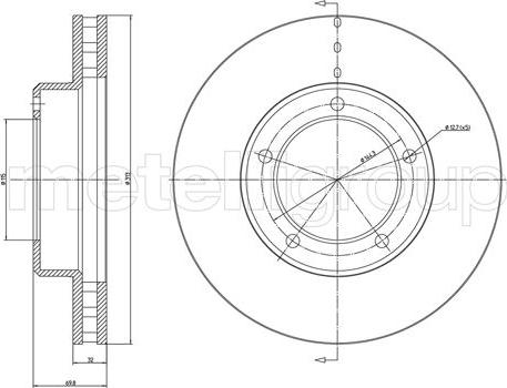 Fri.Tech. BD0519 - Kočioni disk www.molydon.hr